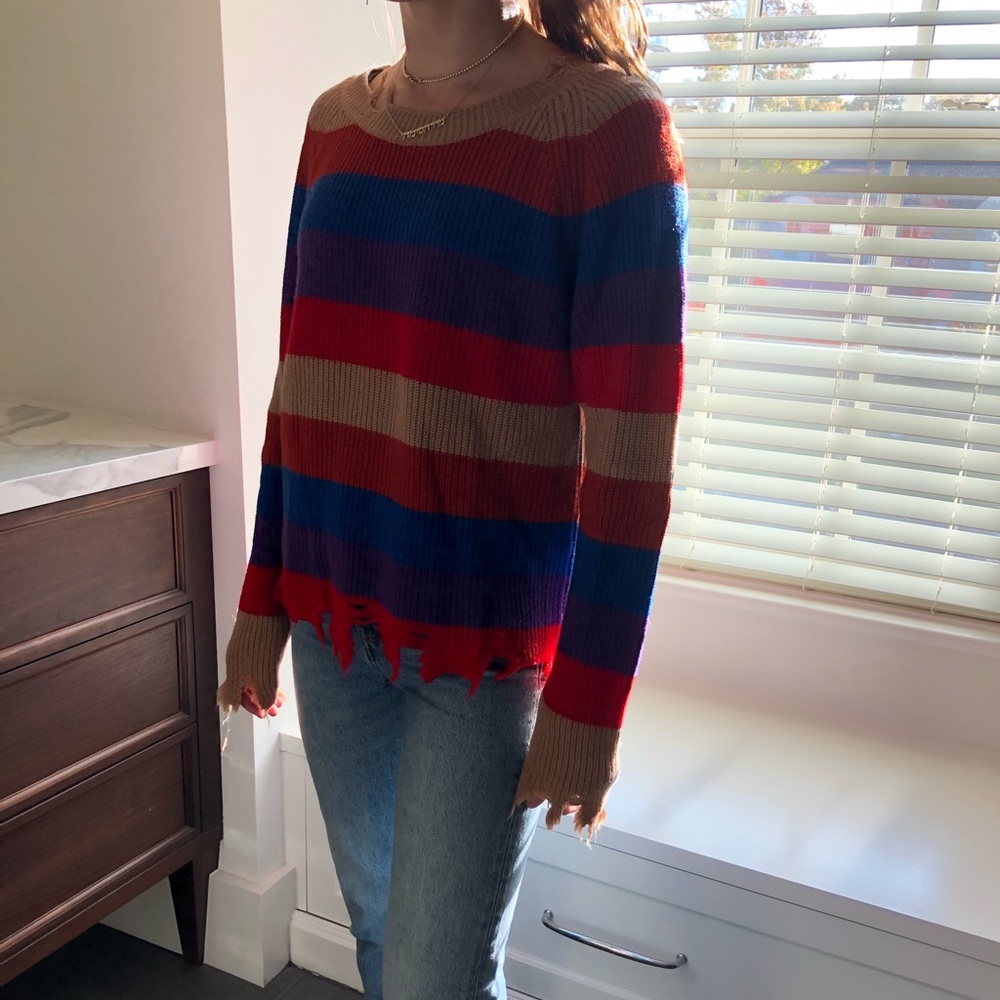 Rainbow sweater